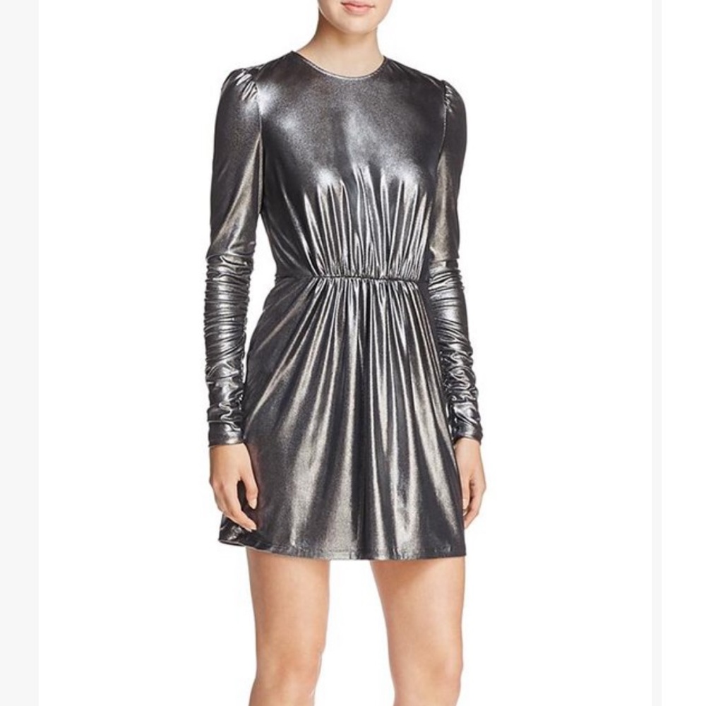 🔥NWT AQUA Shimmer Mini Dress XS